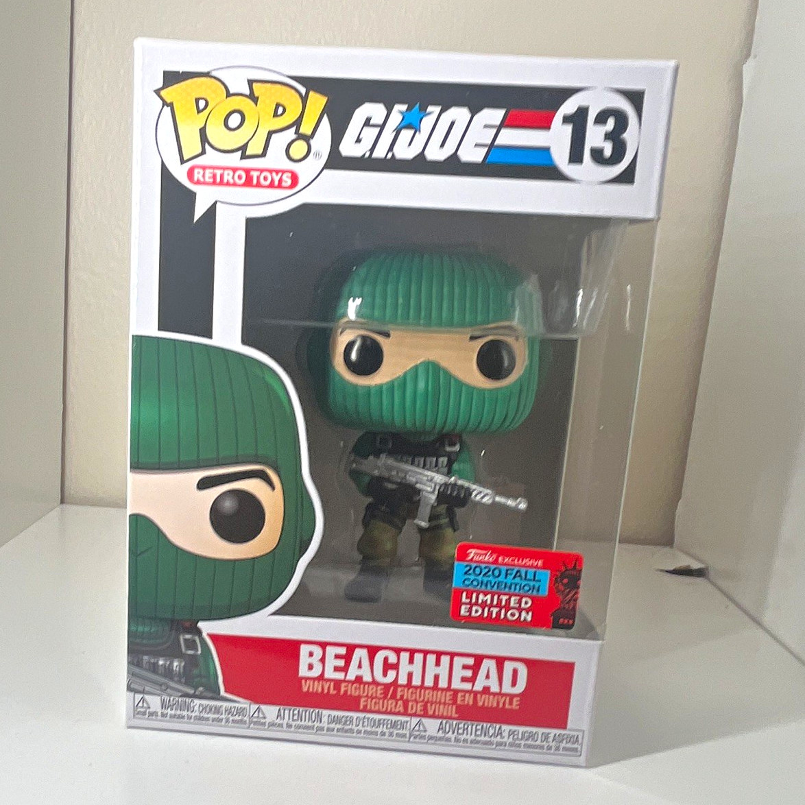 Funko Pop Vinyl: G.I. Joe Beach Head #13 2020 Fall Convention Exclusive