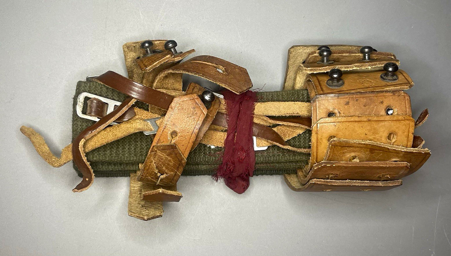 Iraqi Army Bayonet Leather Frog bundle (5ea) OIF, War Trophy, Bring Back