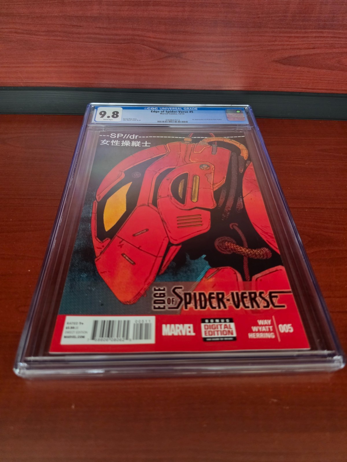 Edge of Spider-Verse #5 1st Appearance of SP dr & Peni Parker CGC 9.8 GRADED