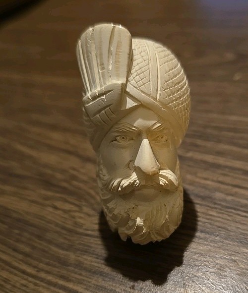 SULTAN   BLOCK MEERSCHAUM PIPE (UNSMOKED)