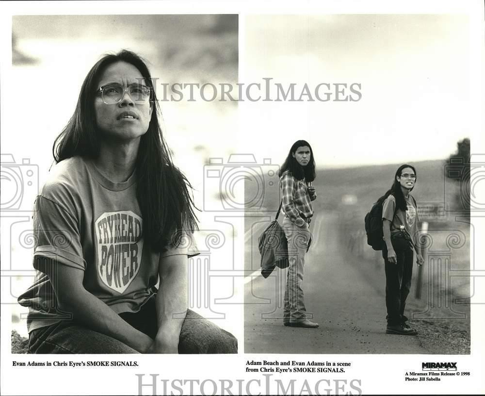 1998 Press Photo Evan Adams and Adam Beach star in \