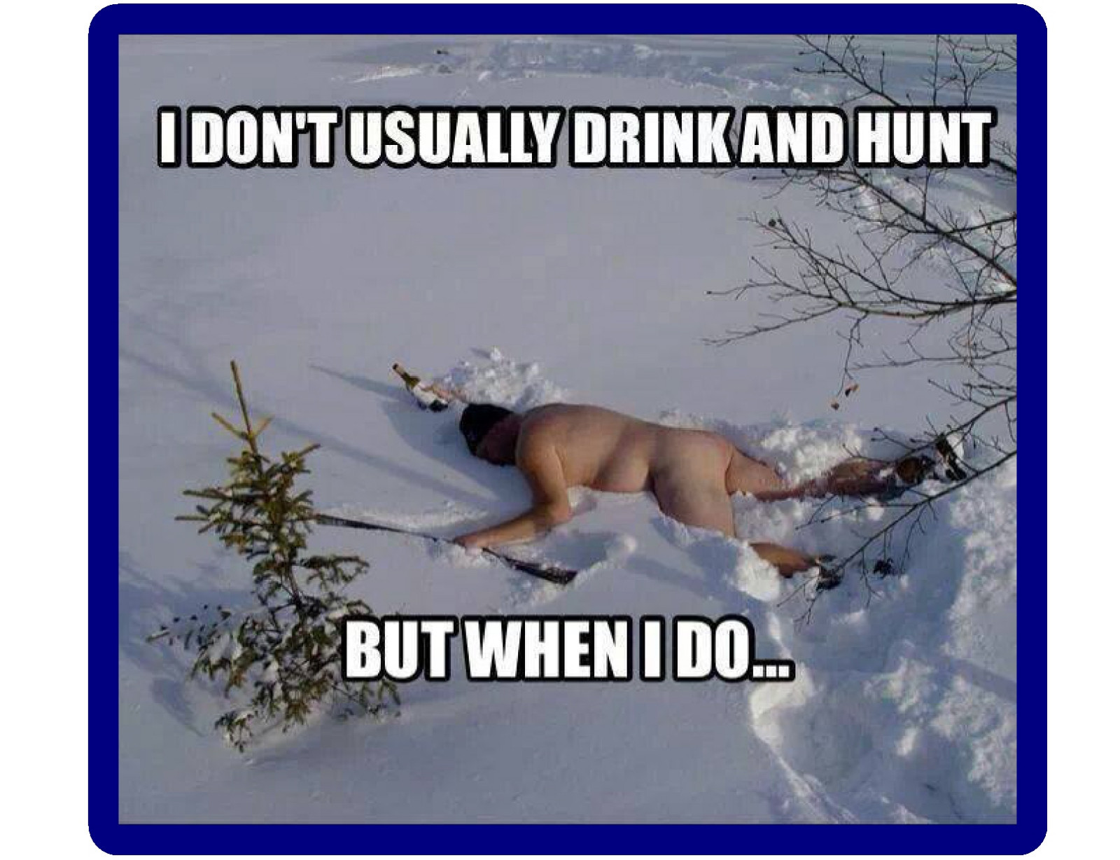 Funny Drunk Deer Hunter  Redneck Hillbilly  Refrigerator  / Tool  Box  Magnet