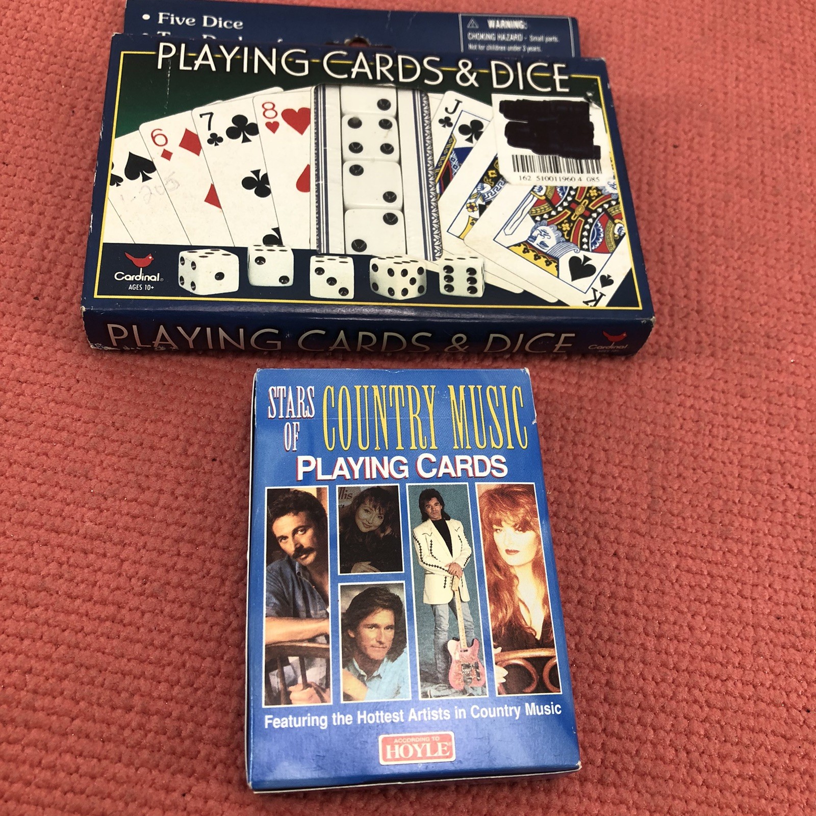 Stars of Country Music Cards 1996- Boxed Hoyle Deck-New - And 2 Decks With Dice