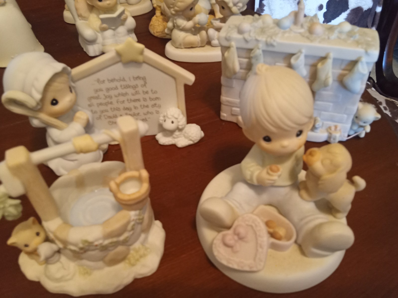 Precious Moments-vintage- group of 4-all of them together for one price-perfect