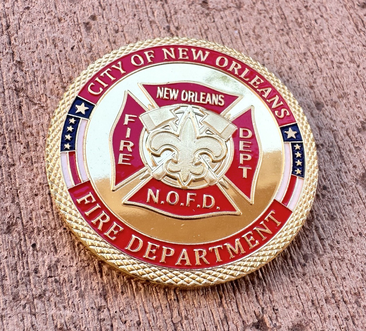 CITY OF NEW ORLEANS FIRE DEPARTMEMT CHALLENGE COIN ·FAST SHIPPING· ·IN STOCK·