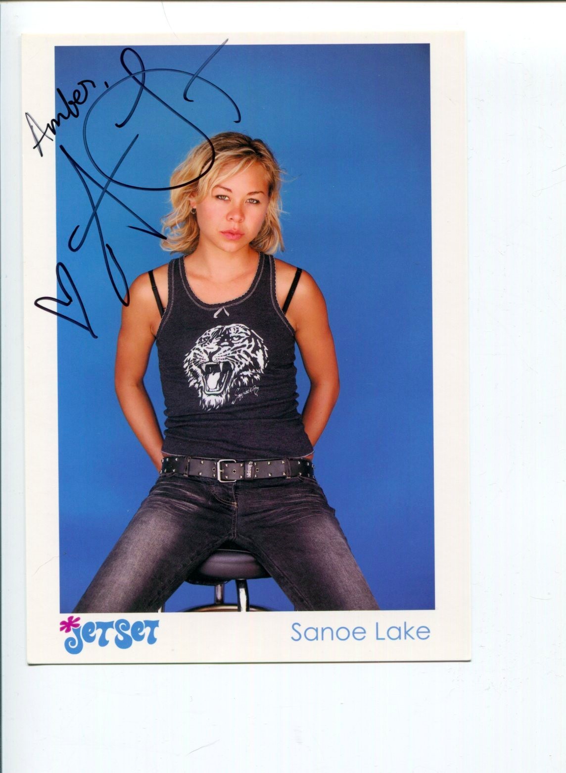 Sanoe Lake Blue Crush Half-Life Rolling Signed Autograph Photo