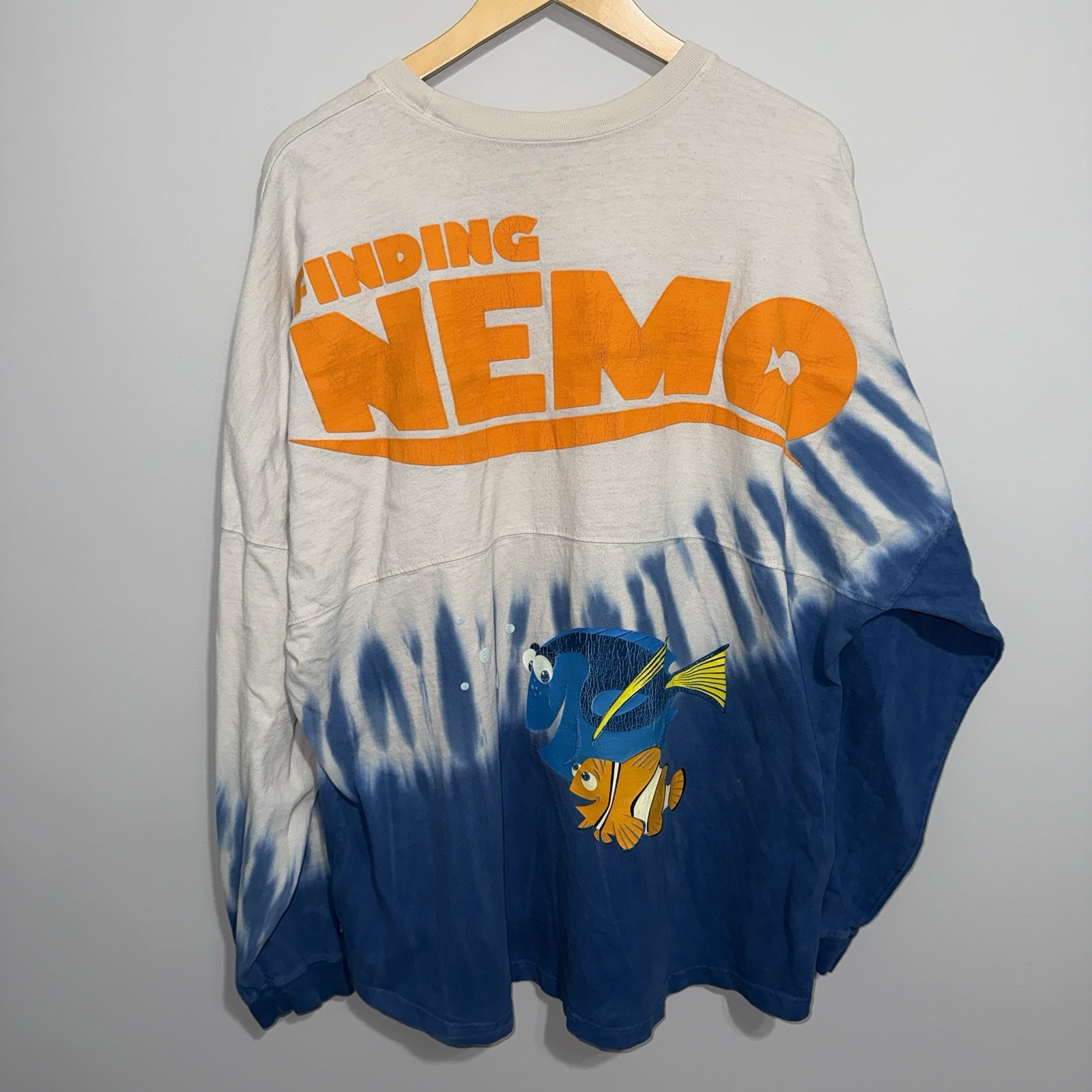 Disney Parks Finding Nemo Blue Tie Dye Spirit Jersey Adult 2XL