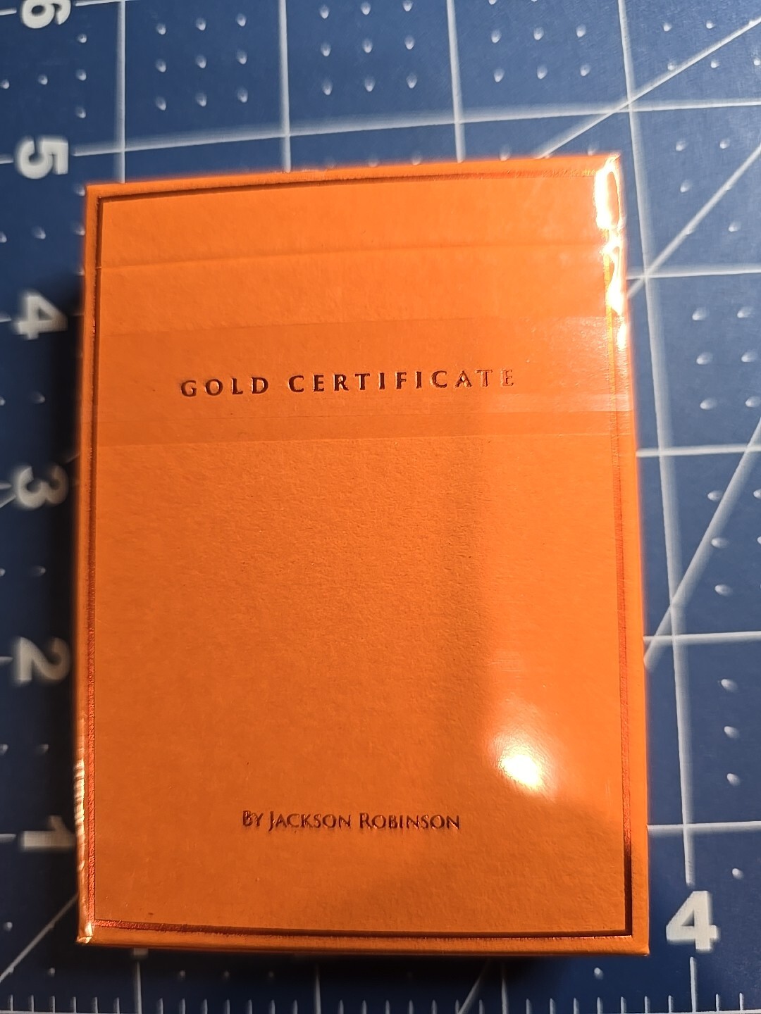 Kings Wild Playing Cards Federal 52 Gold Certificate Standard Deck