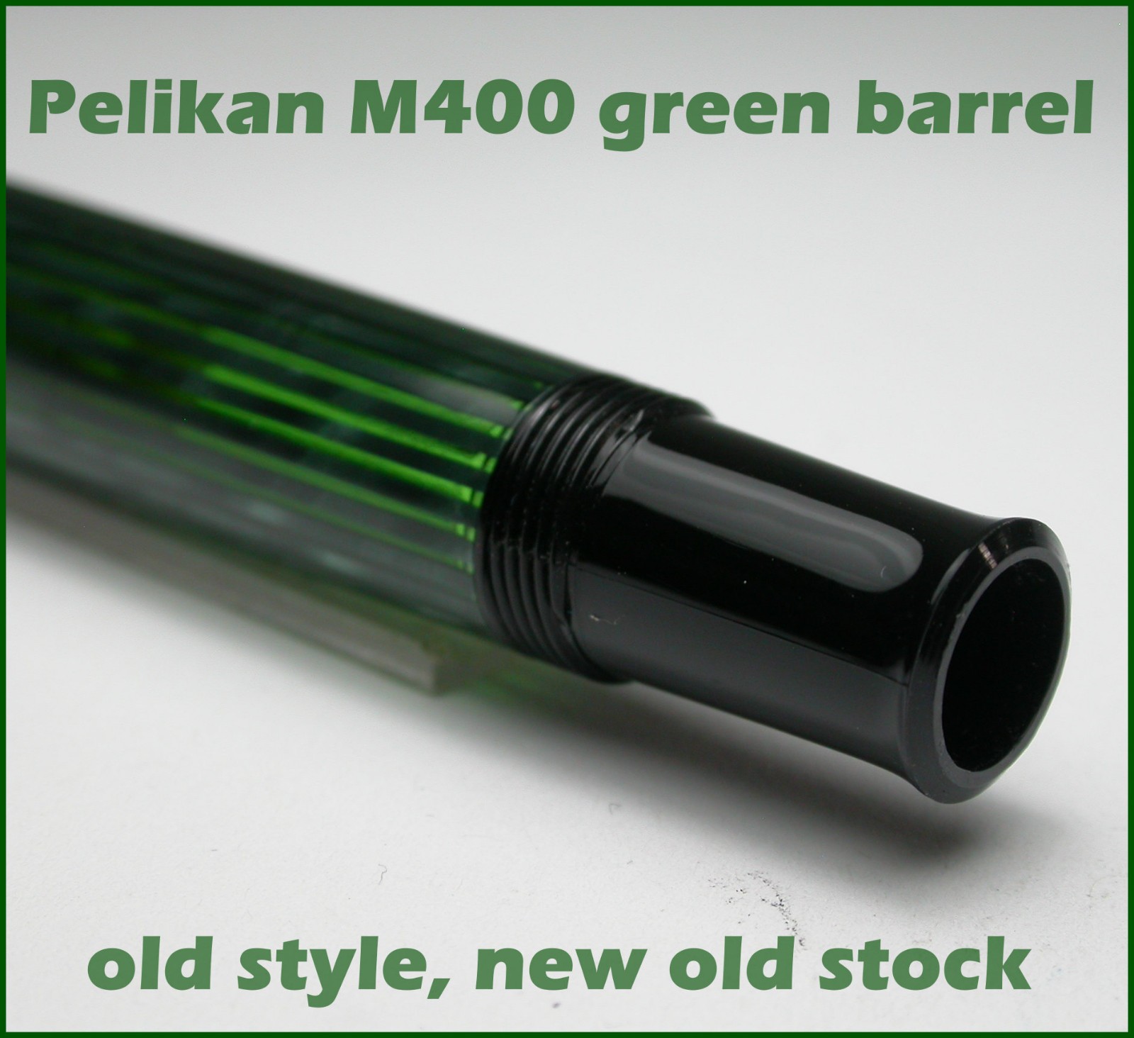 PELIKAN SOVEREIGN M400 OLD STYLE GREEN BARREL + PISTON PART FOUNTAIN PEN REPAIR