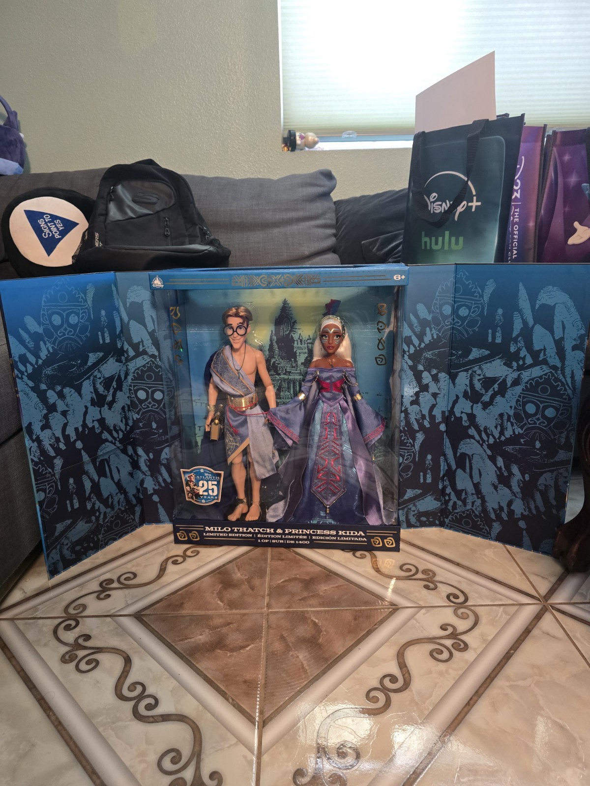 Atlantis: The Lost Empire Milo & Kida D23 Limited Edition Dolls