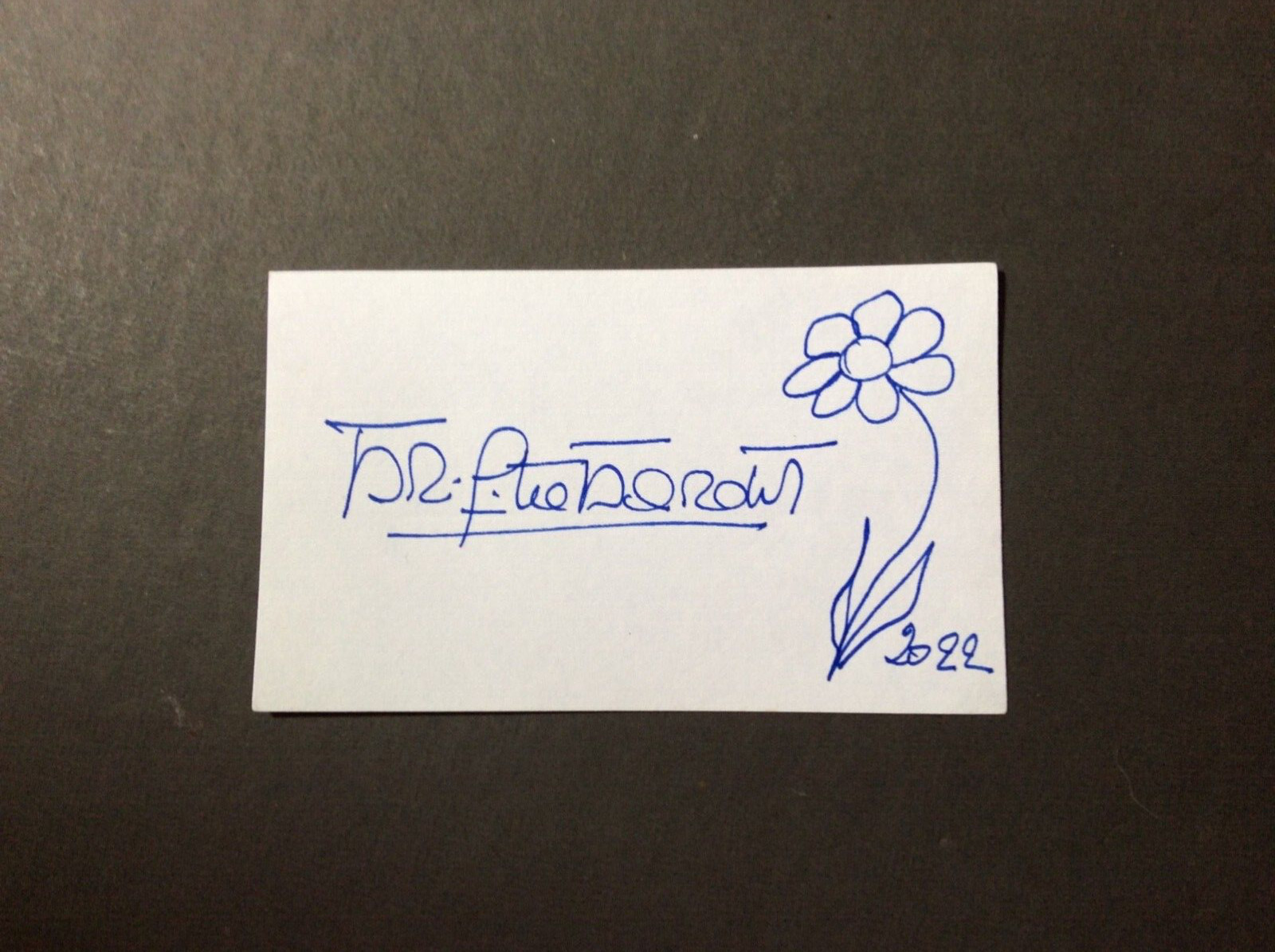 BRIGITTE BARDOT LOVELY SIGNED CARD AND TWO 8-10 PHOTOS COA
