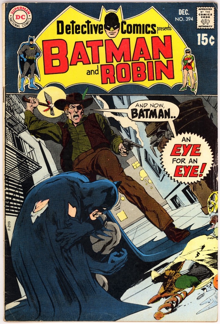 Detective Comics 394 Batman Neal Adams Gil Kane Robin DC Silver Age 1969 BIN