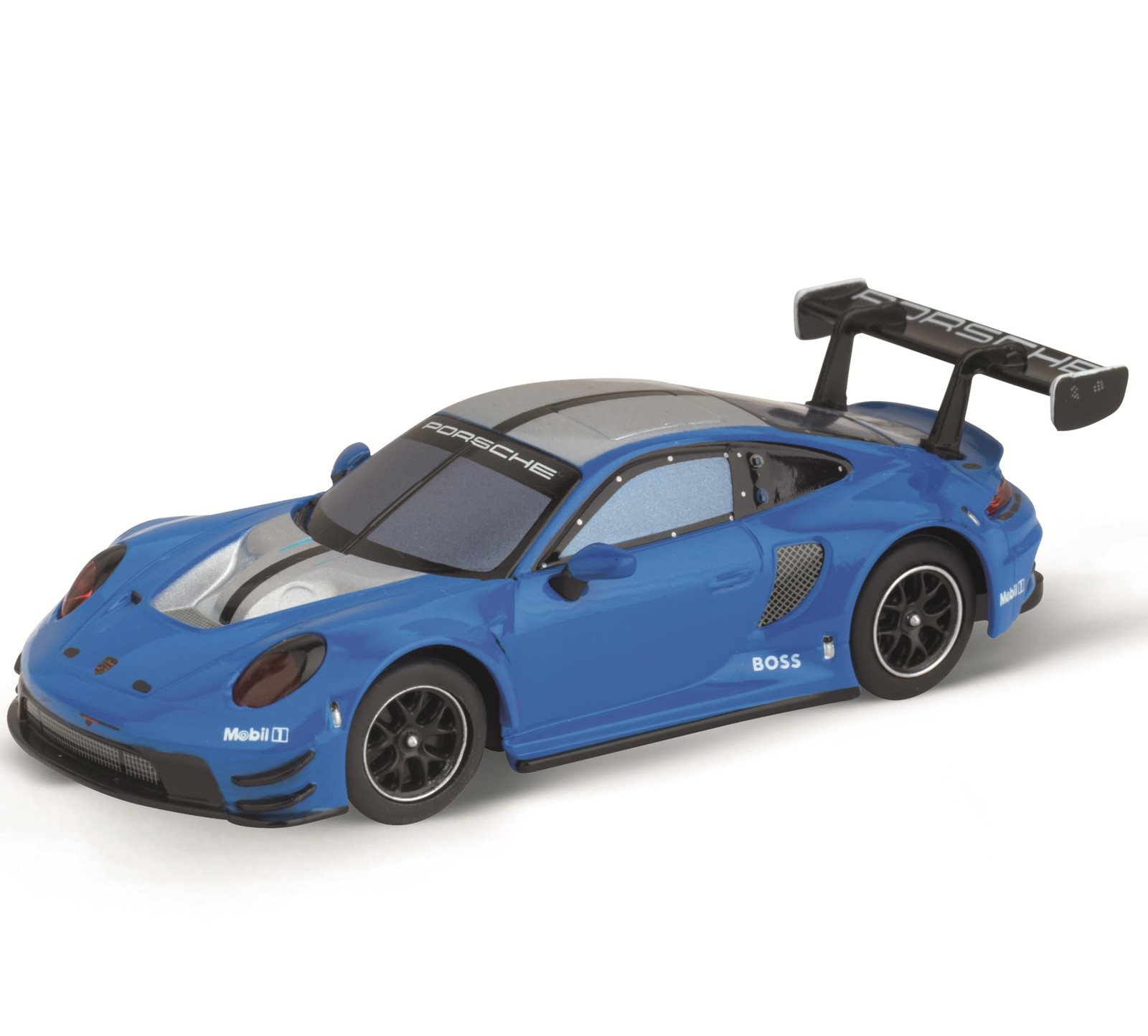 Carrera Hybrid Porsche 911 GT3 R Blue Thunder RC Car 1:50 Scale, USB-C Rechargea