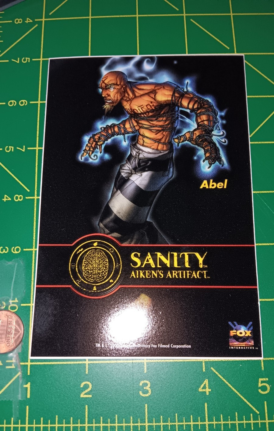 Sanity Aikens Artifact Abel Fox Interactive PC Game Promo Sticker