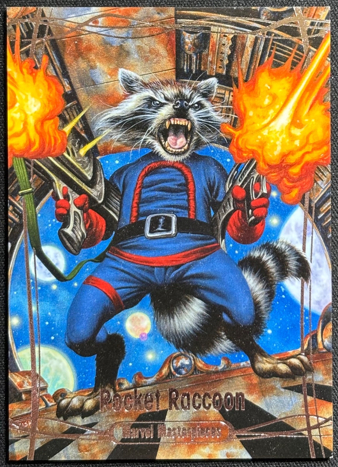 2016 Upper Deck Marvel Masterpieces Tier 2 Rocket Raccoon #51 /1499