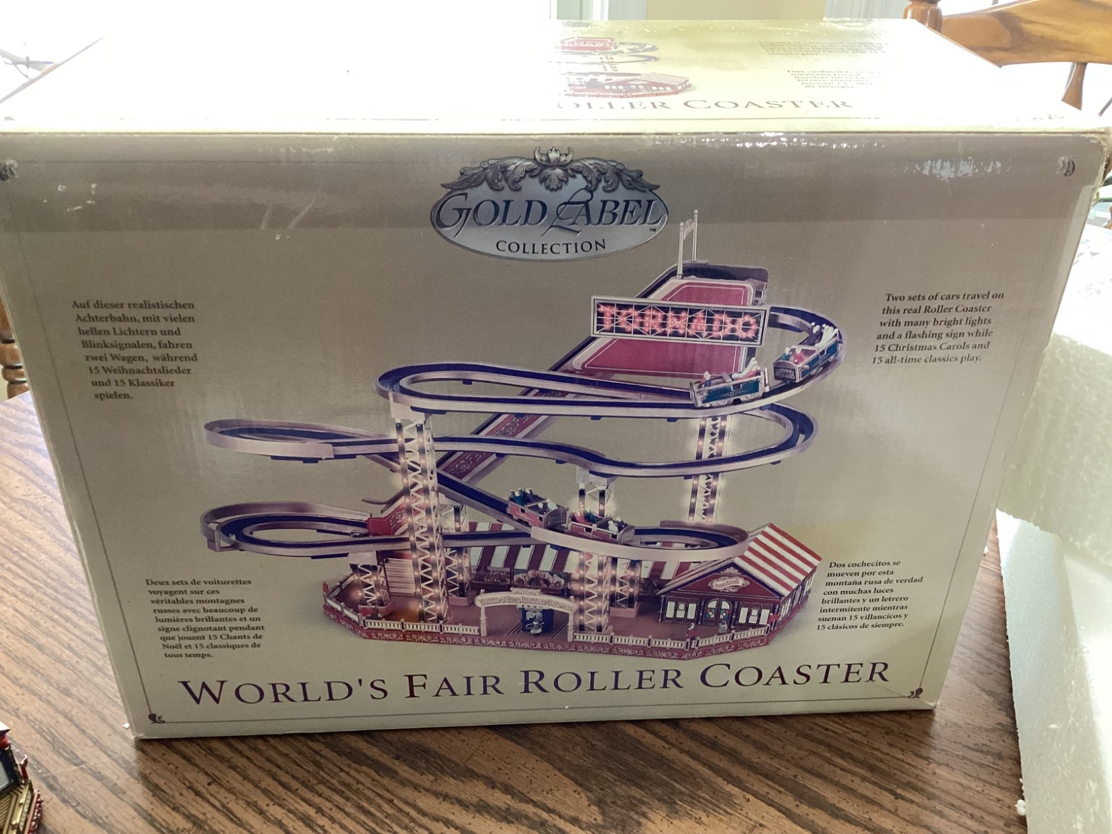 Mr. Christmas worlds fair tornado roller coaster. New belt .SEE VIDEO