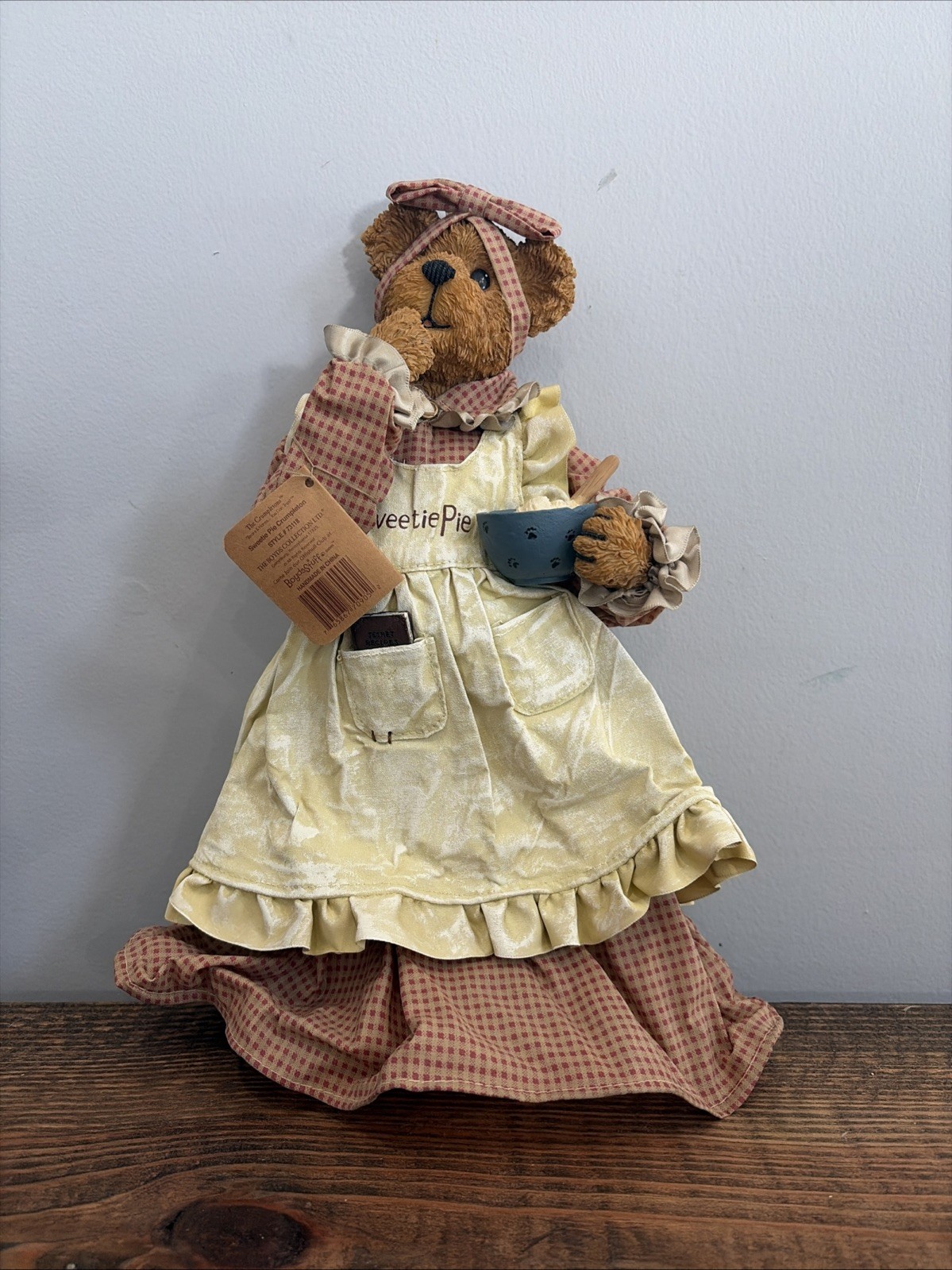 Boyds Bears Sweetie Pie Crumpleton 73118 Figurine Hand Numbered #1158 w/Tag