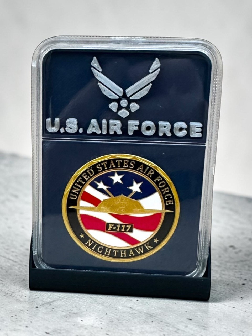 F-117 Stealth Fighter-Bomber Challenge Coin-United States AIR FORCE ·IN STOCK·