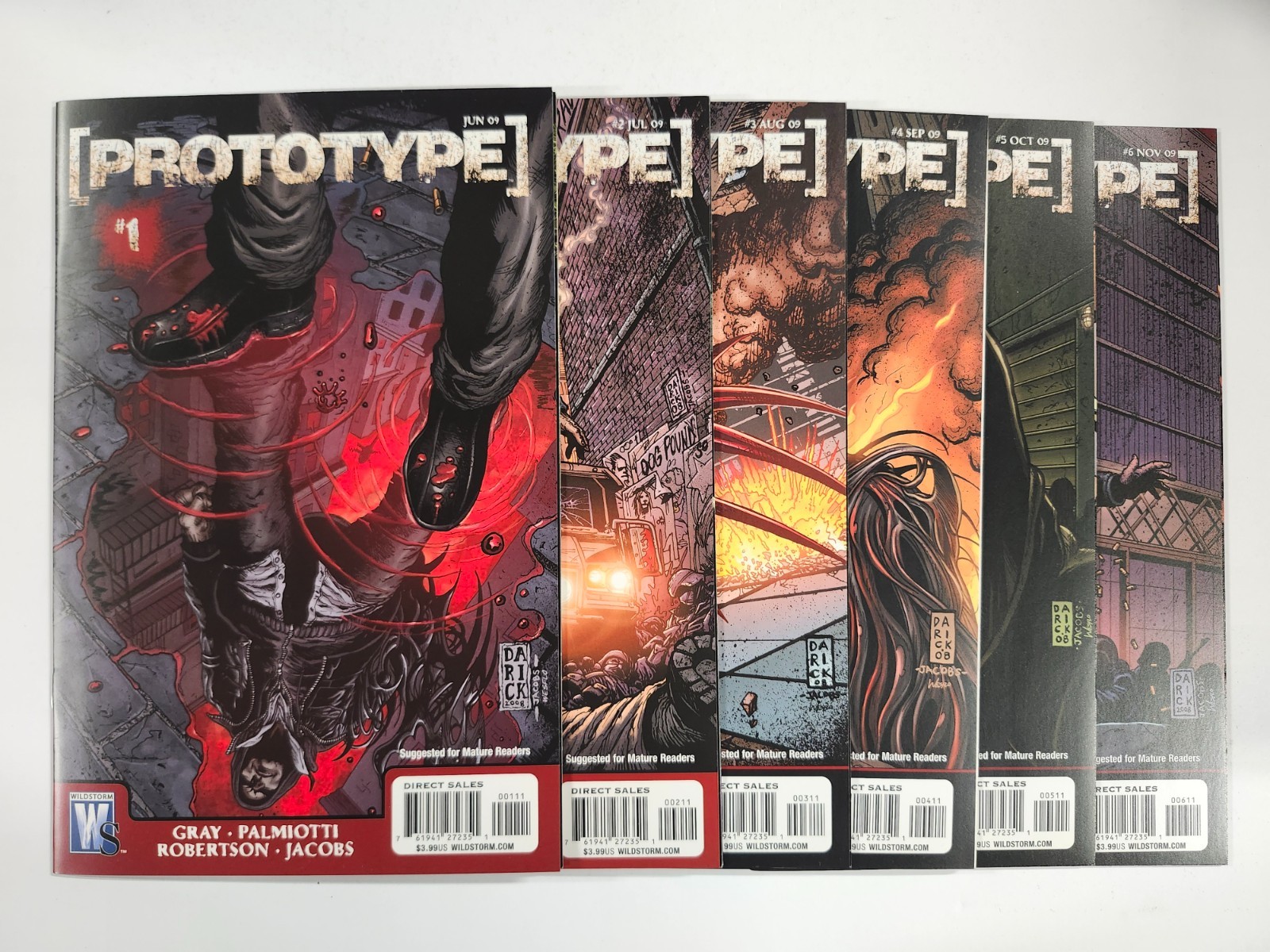 Prototype #1, 2, 3, 4, 5 & 6 Complete Set (Wildstorm Comics)