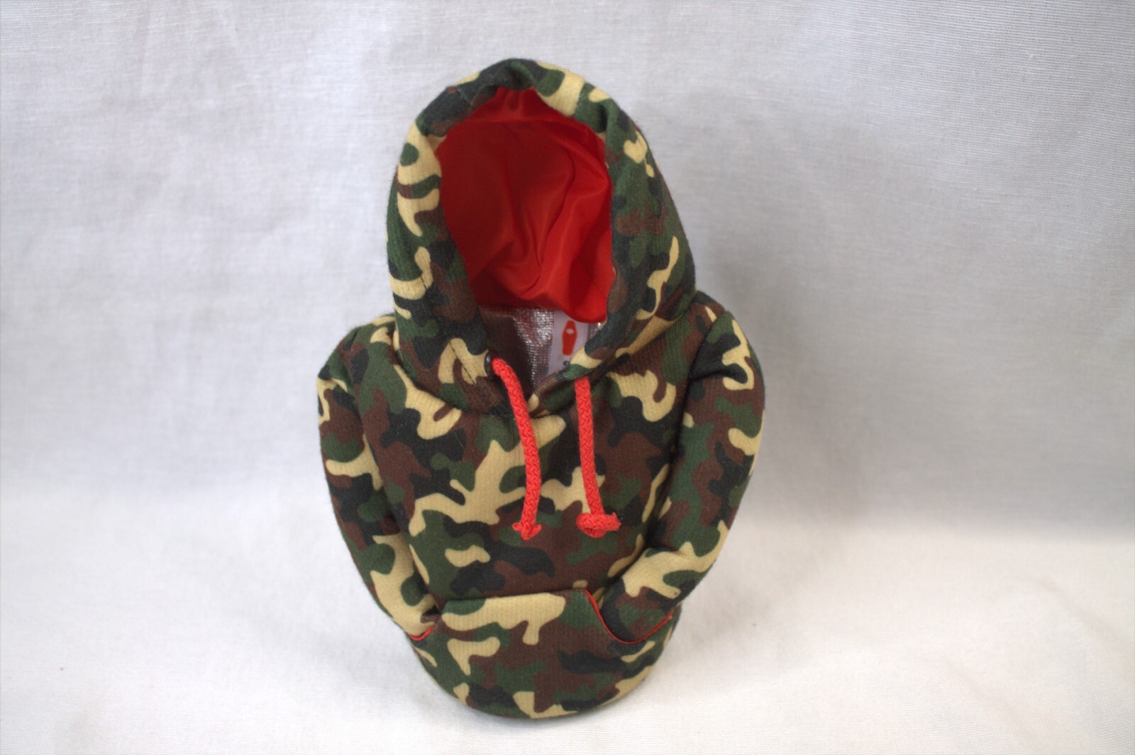 Puffin Drinkwear Fatigues Camo Drink Jacket Coozie Beverage Hoodie With Hood