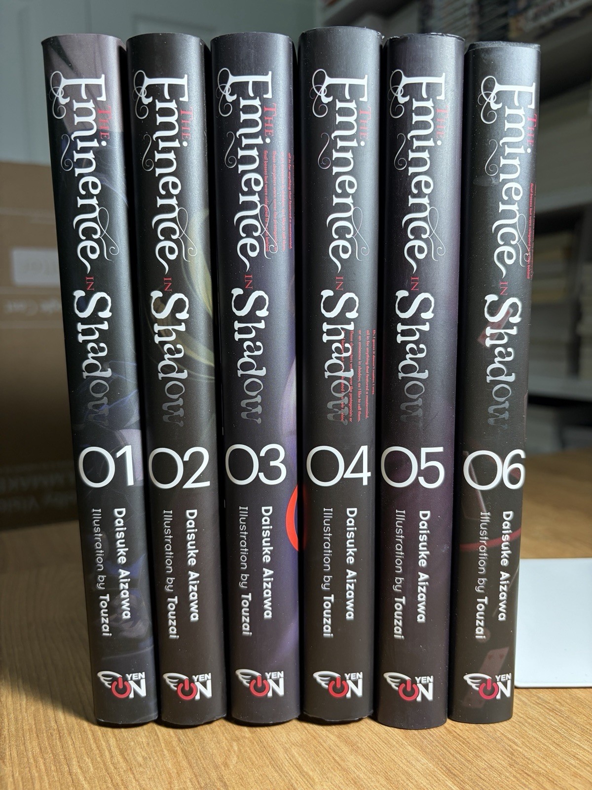 The Eminence In Shadow Volumes 1-6 Hardcover Light Novel Set English