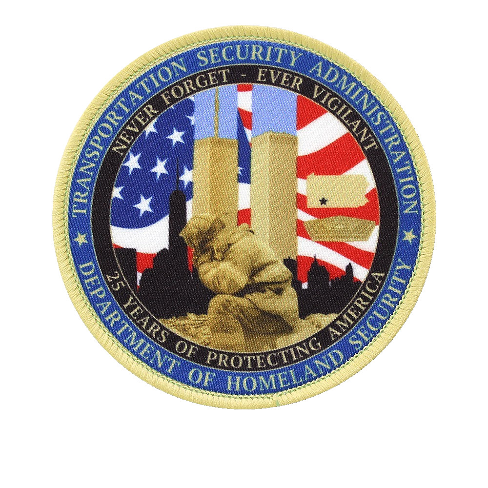 TSA NEVER FORGET 9-11 WTC 25 YEARS OF PROTECTING AMERICA PATCH