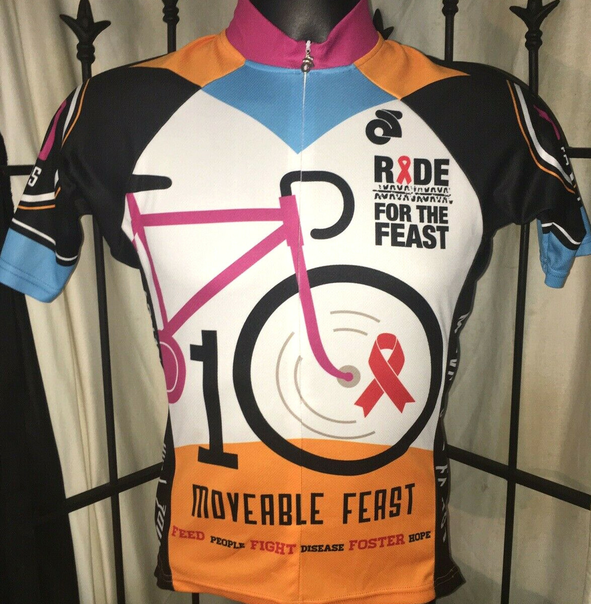 MOVEABLE FEAST Cycling Race Jersey ROAD BIKING BALTIMORE CITY MARYLAND Bike