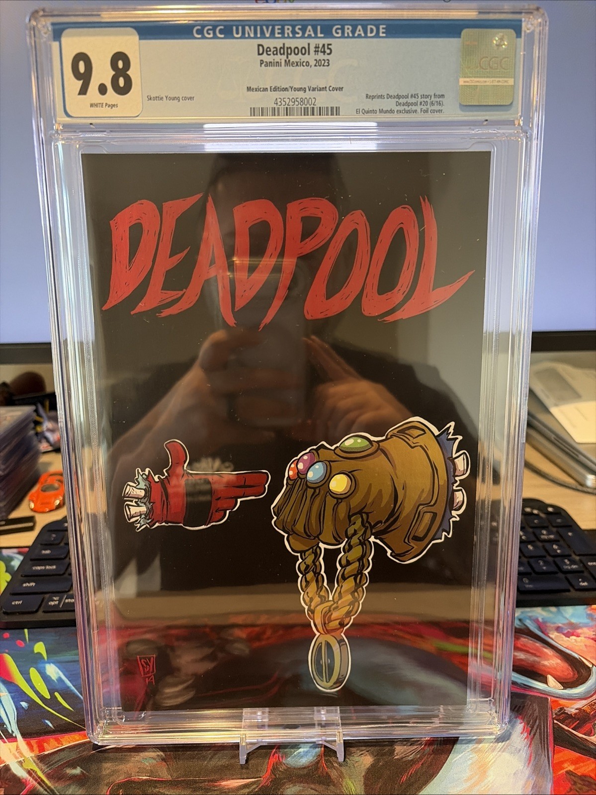 Deadpool #45 CGC 9.8 (NM/M) Mexican  (2023) Young Foil   Variant