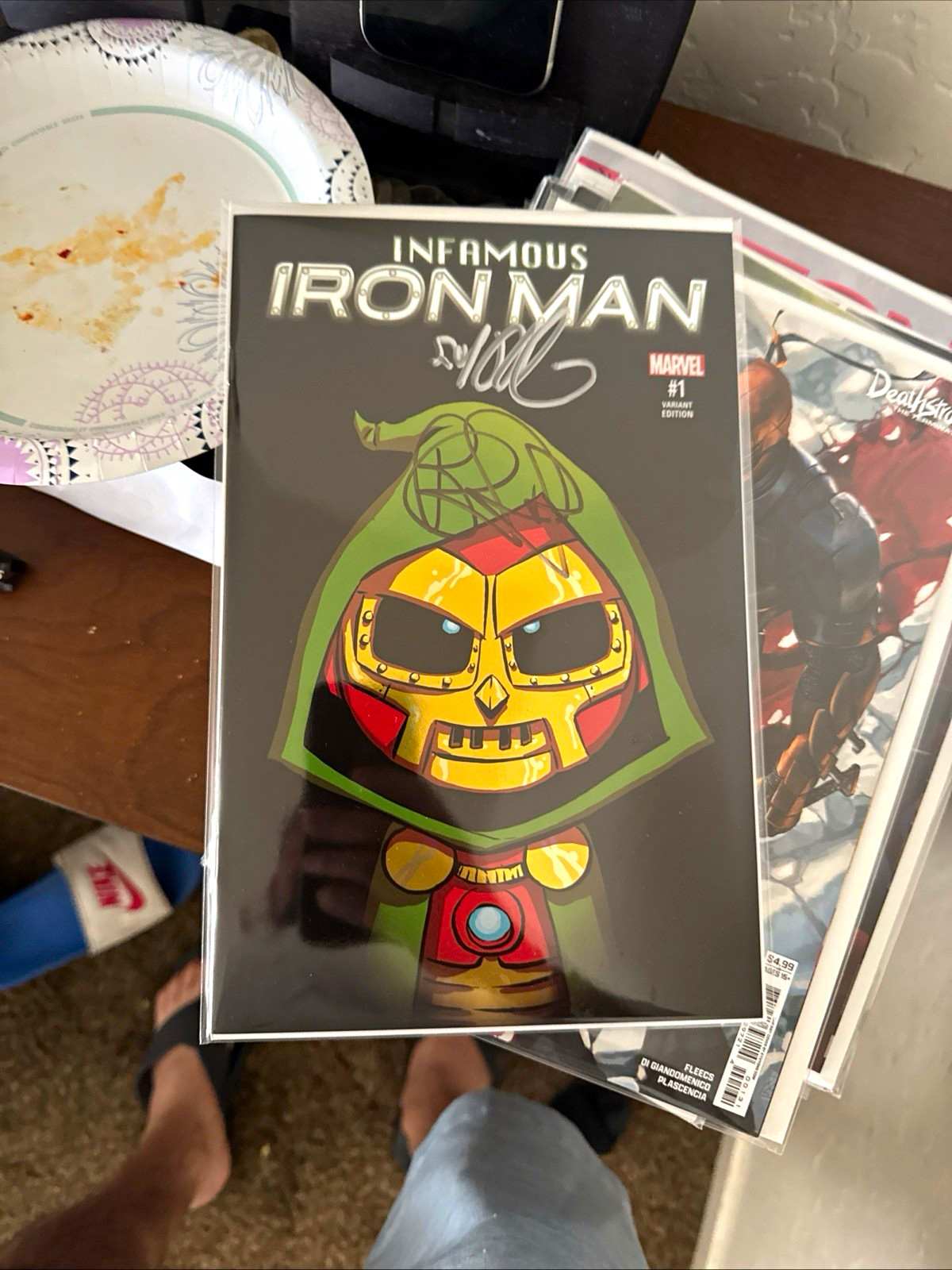 MARVEL INFAMOUS IRON MAN #1 VARIANT EDITION VARIANT COVER SIGNED DOCTOR DOOM