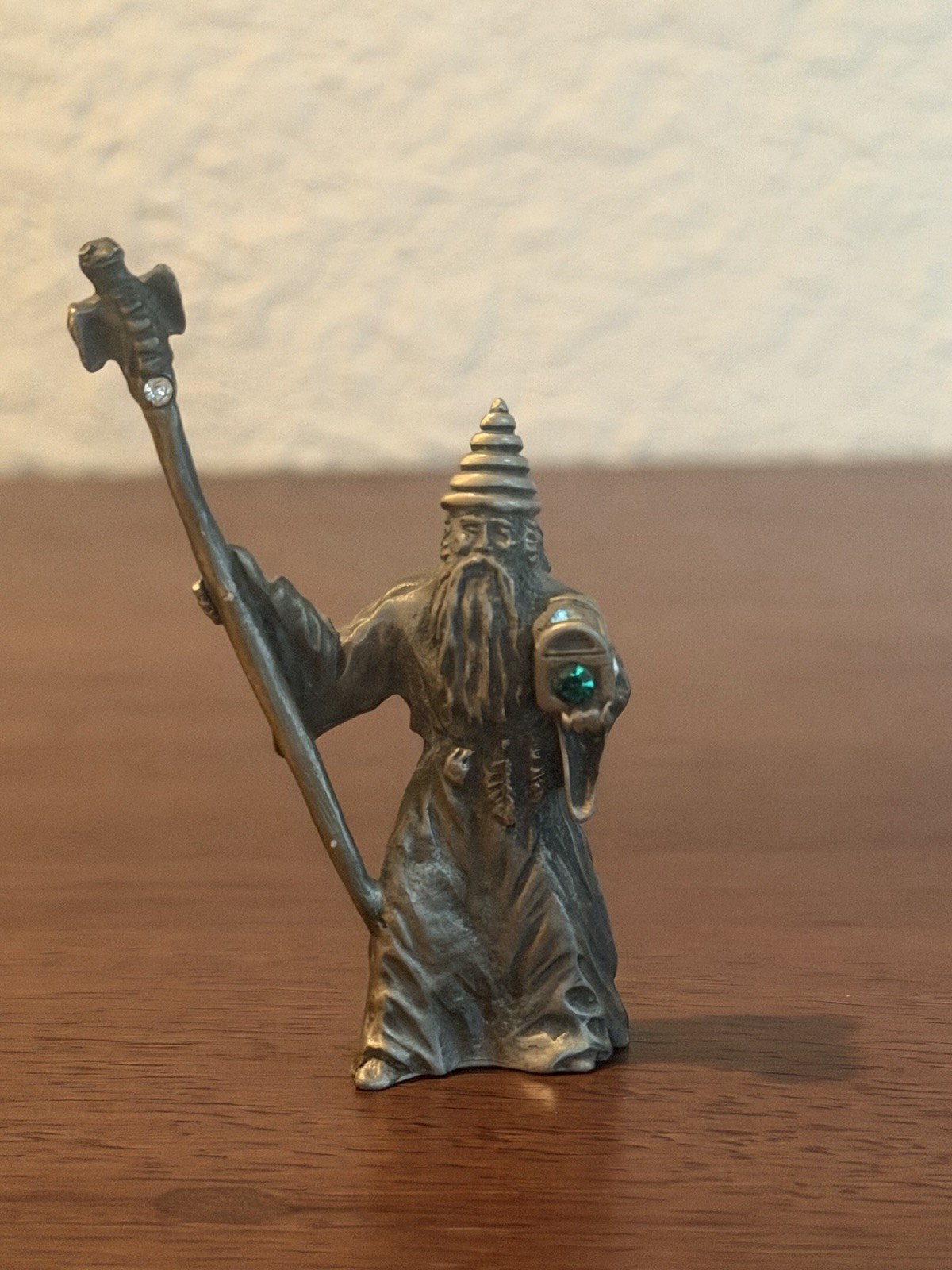Hudson Pewter Figure Of Wizard