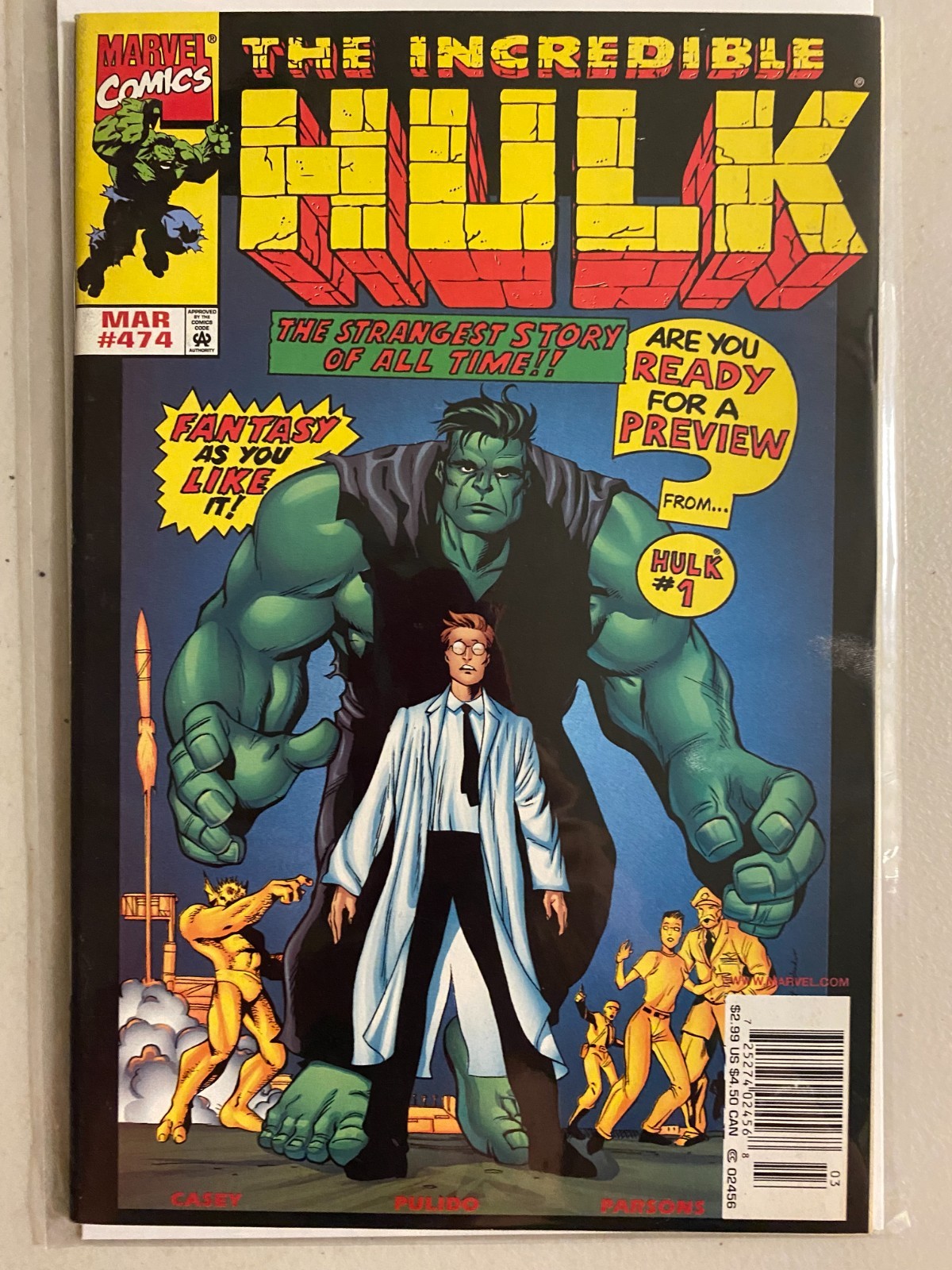 Incredible Hulk #474 final issue 7.0 (1999)