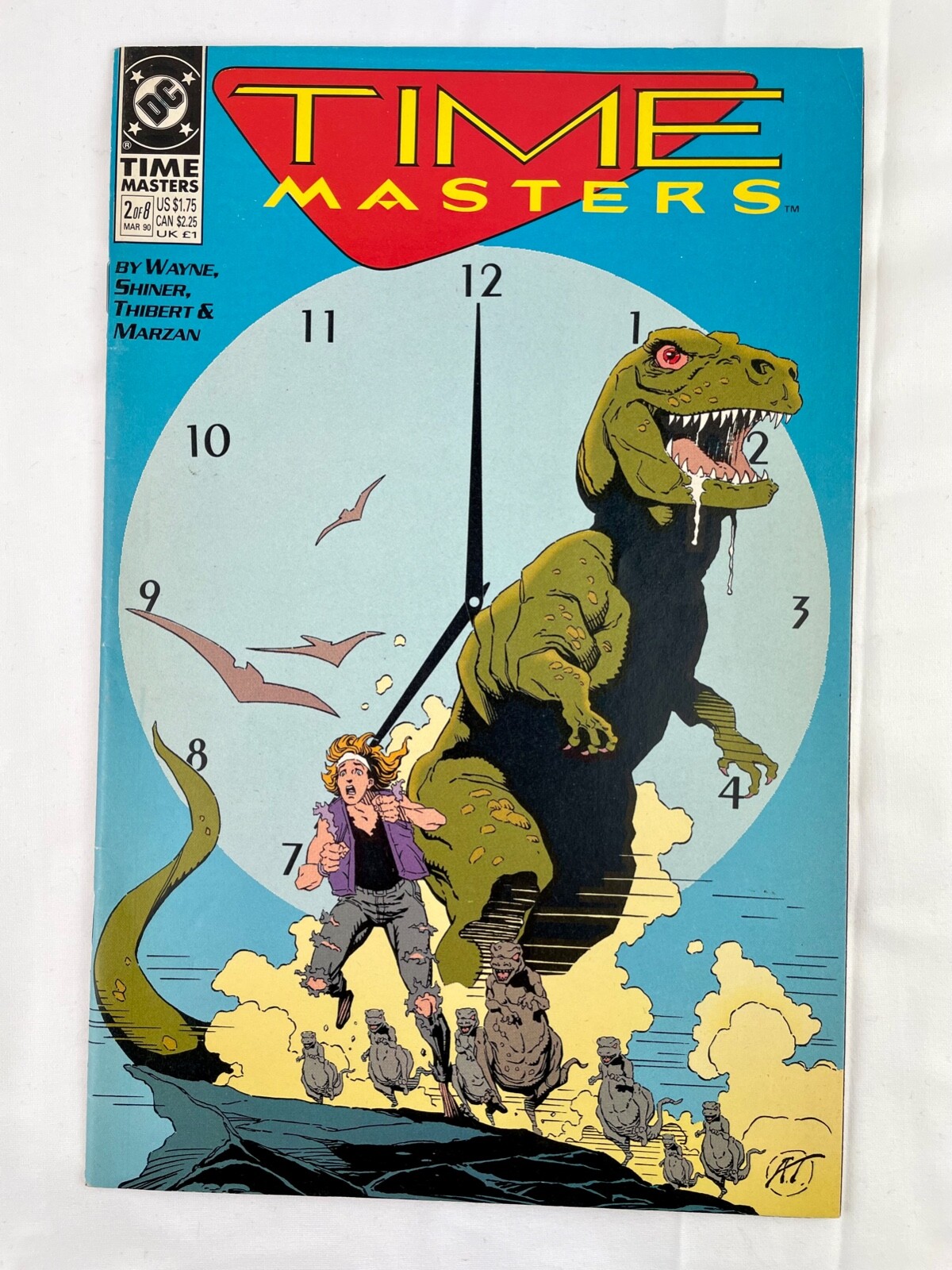 Time Masters #2 1990 DC Comic Book - Night Breed insert