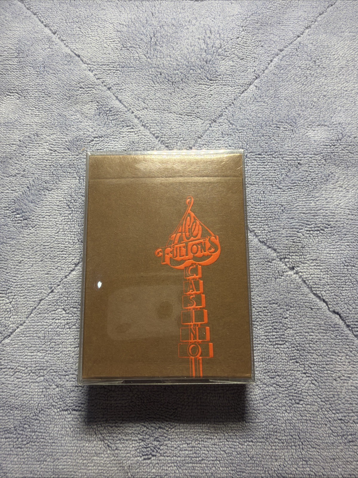 Dan And Dave Ace Fultons Casino Tobacco Brown Playing Cards Deck-New Sealed