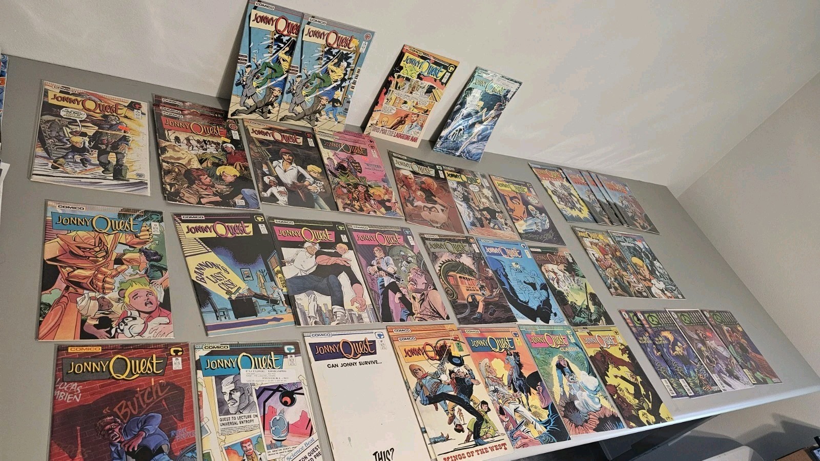 Huge Jonny Quest Comics Lot 30+ Issues Comico Darkhorse 1980s Vintage - AS IS