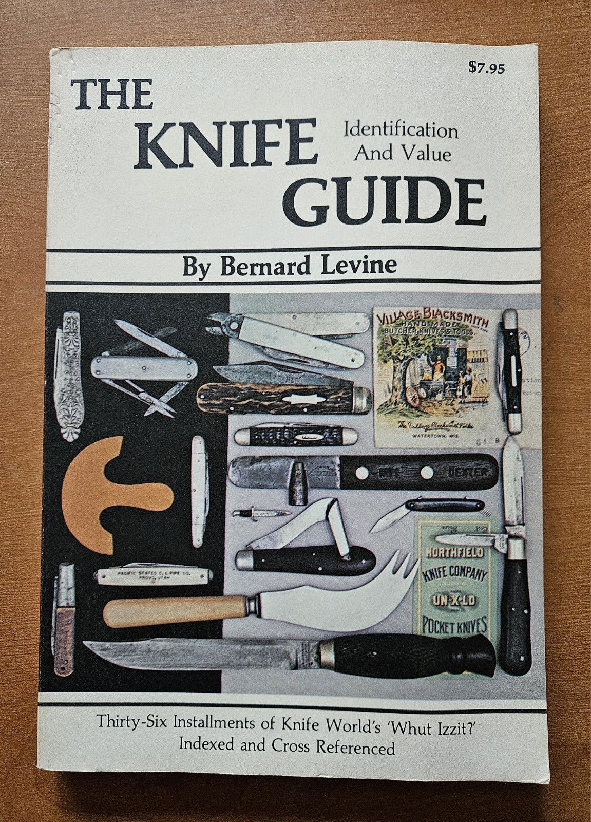 The Knife Guide: Identification And Value by Bernard Levine (1981 paperback)