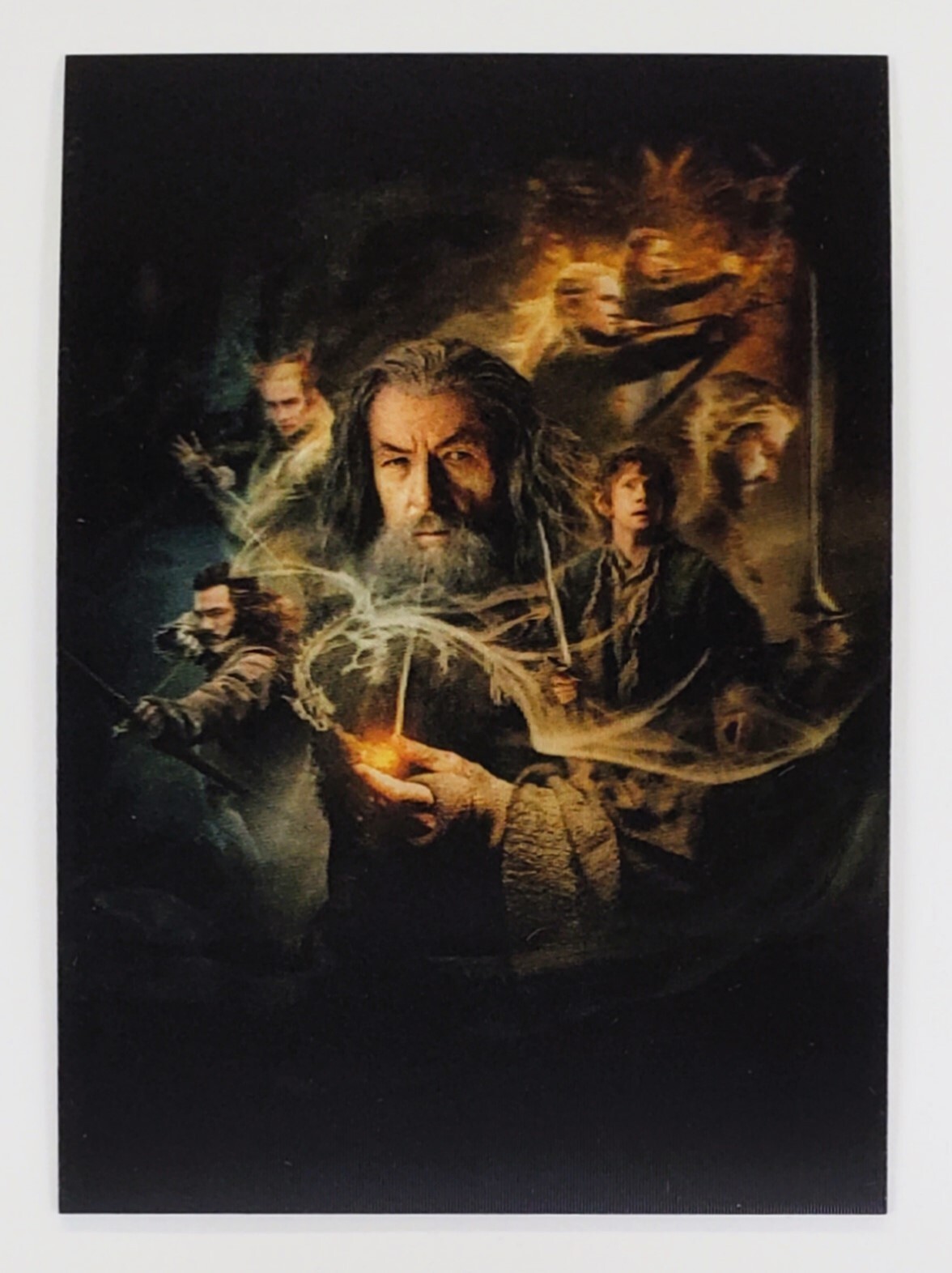 2015 The Hobbit: The Desolation of Smaug 3D Lenticular Poster Card KA-08 Gandalf