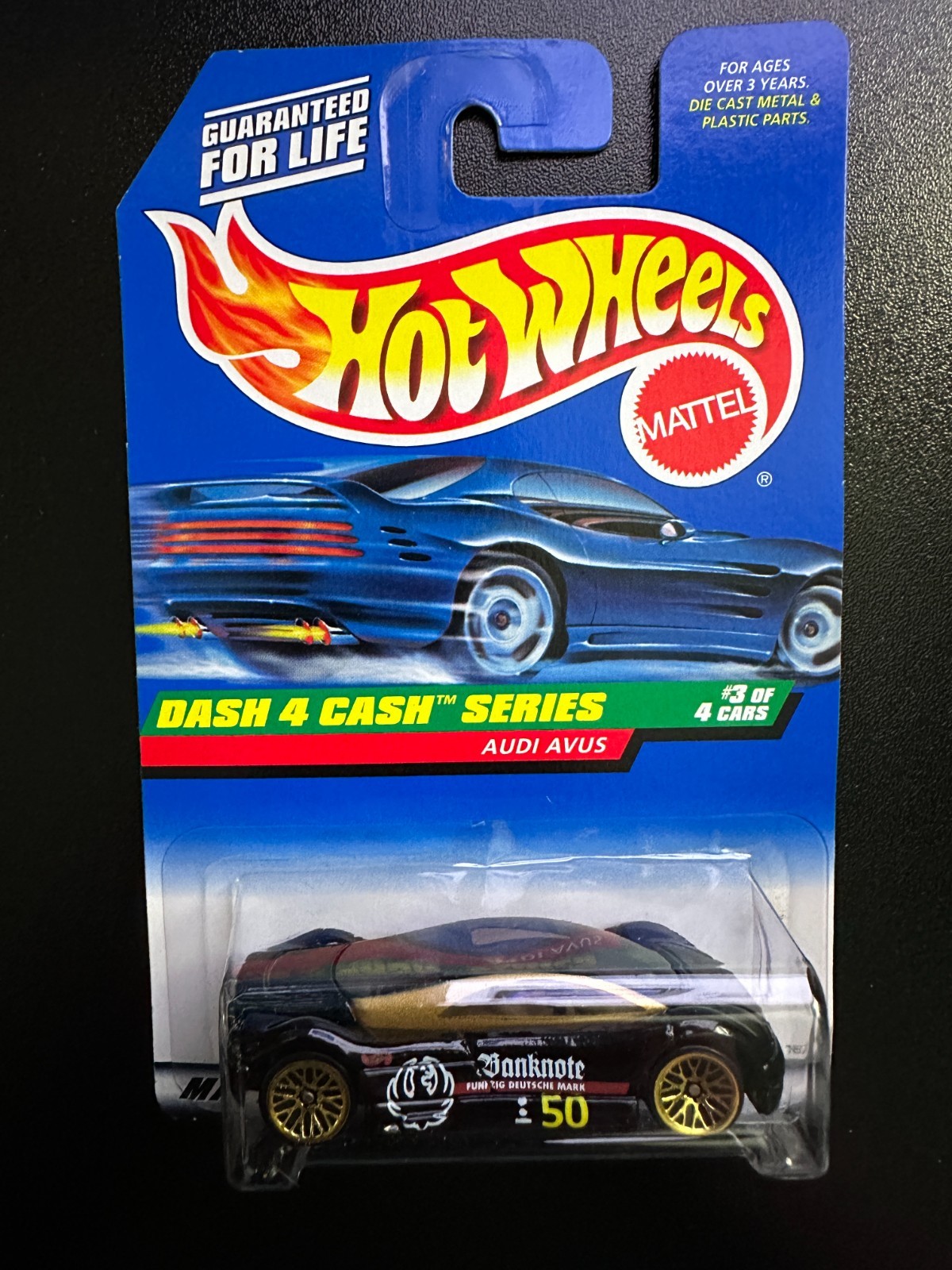 Hot Wheels #723 | Audi Avus (Black) | Dash 4 Cash Series