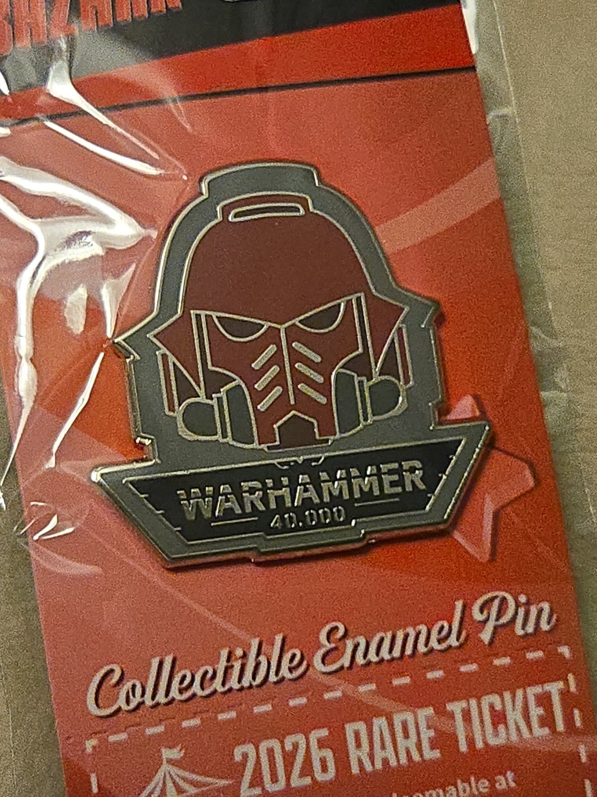 Gen Con Enamel Pin Bazaar Warhammer 40,000 40k Sold Out 2026 Games Workshop 