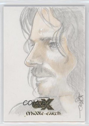 2022 Cryptozoic CZX Middle-Earth 1/1 Darla Ecklund Auto Sketch 1cc7