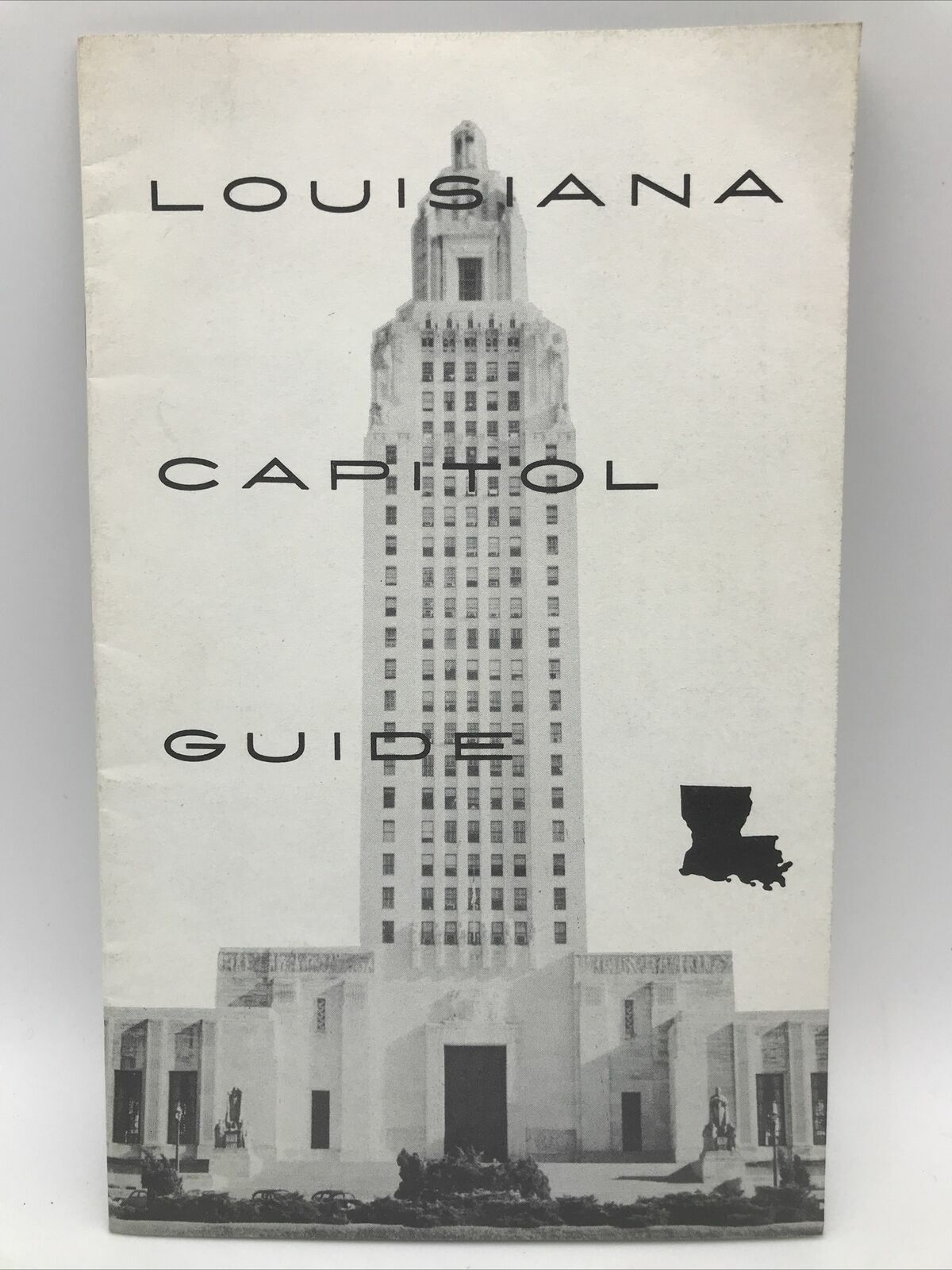 1956 LOUISIANA CAPITOL GUIDE State Travel Booklet Tourist Info Baton Rouge LA