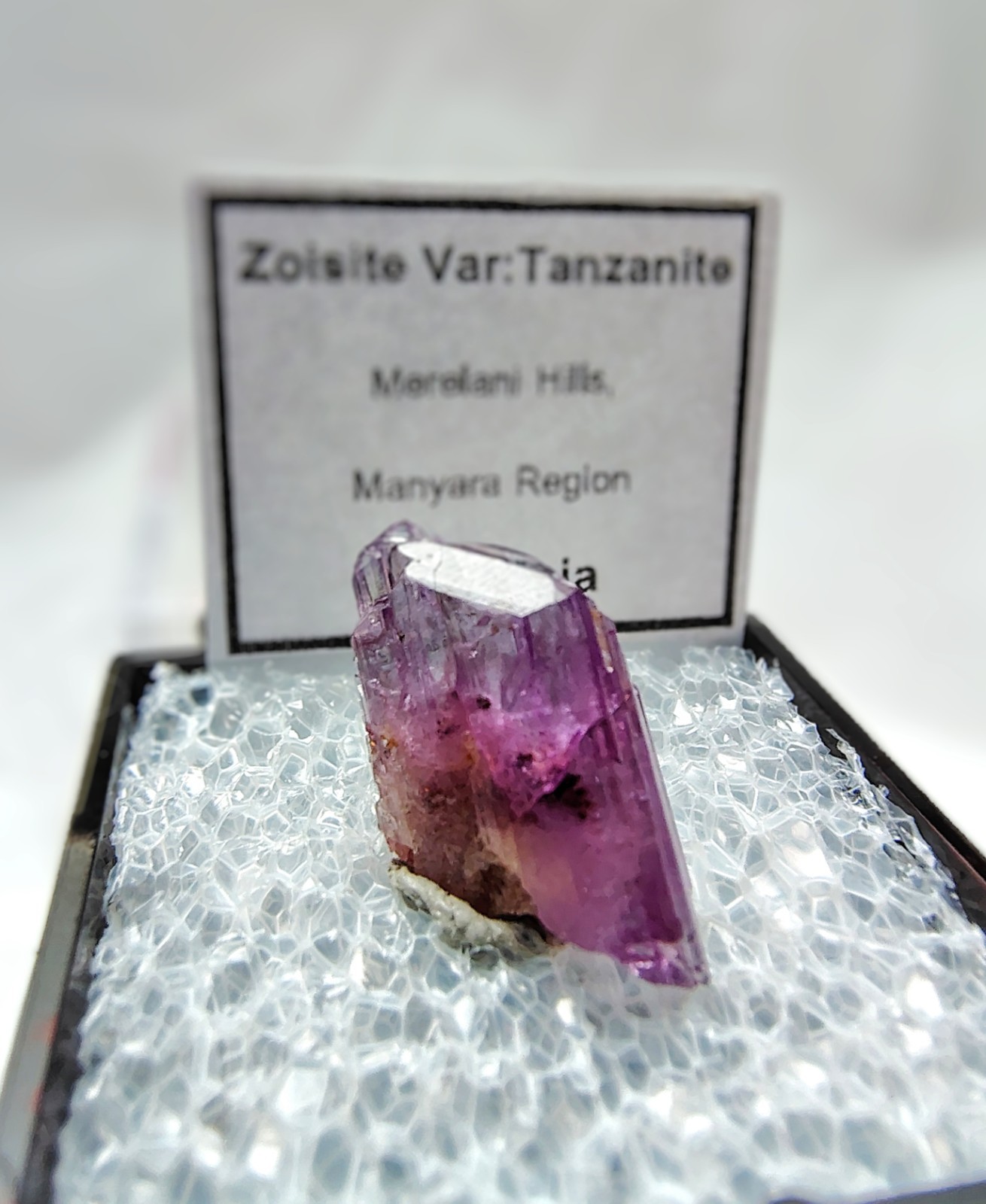 Unheated Hot Pink Purple Tanzanite Zoisite From Tanzania Crystal