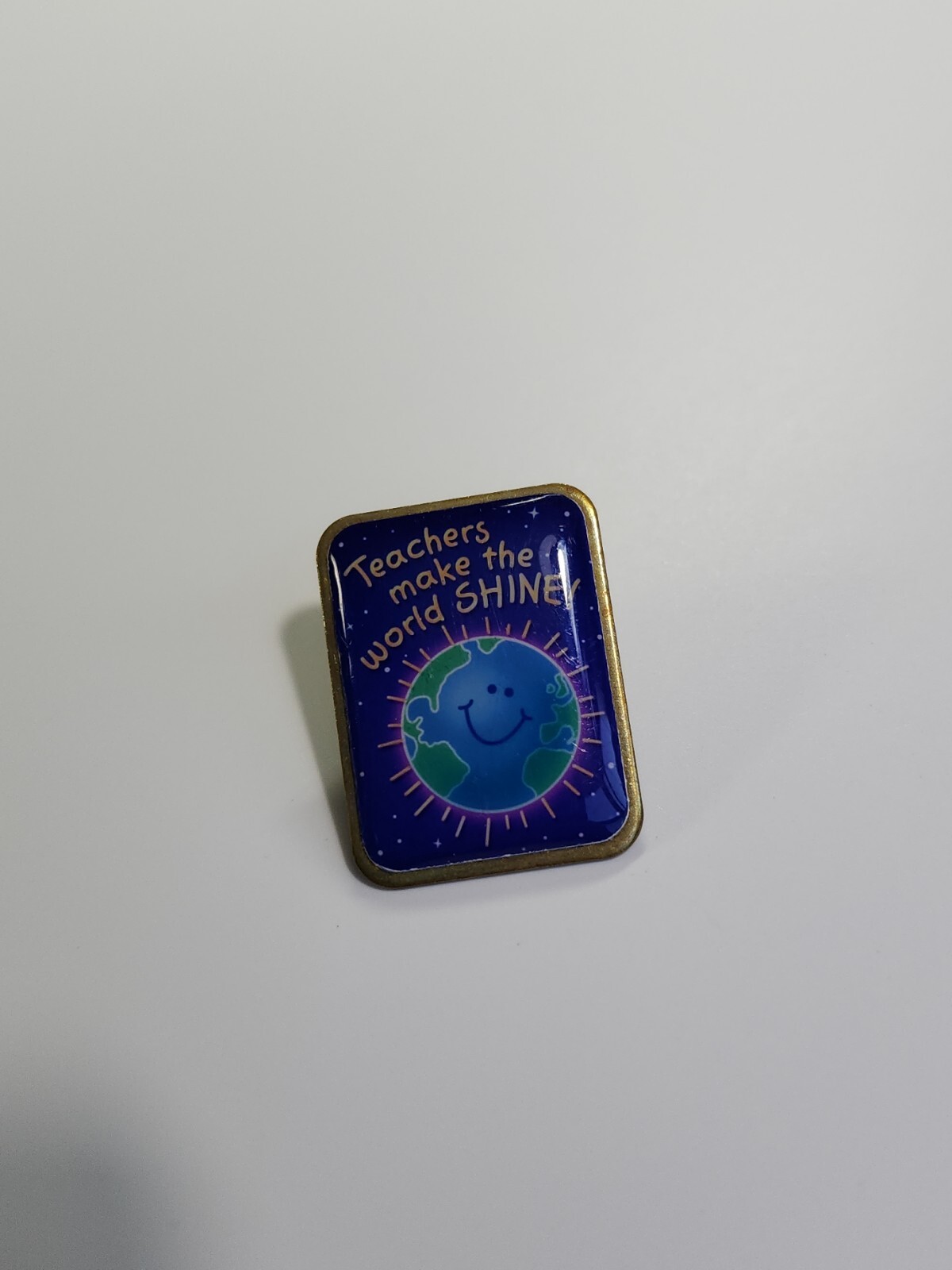 Teachers Make The World Shine Lapel Pin * 
