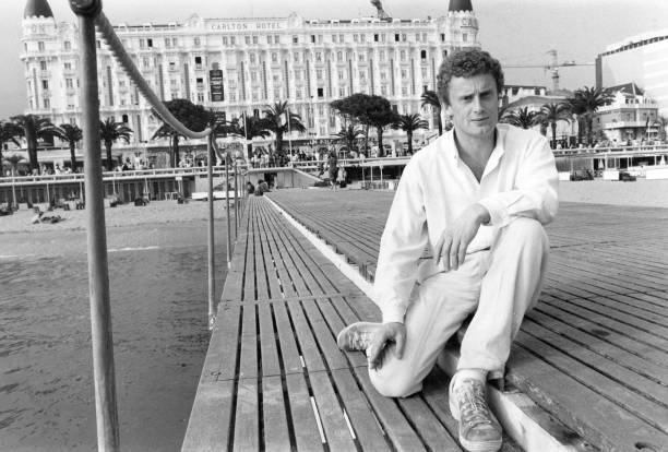 Polish actor Daniel Olbrychski at the Cannes Film Festival in 1981 Old Photo