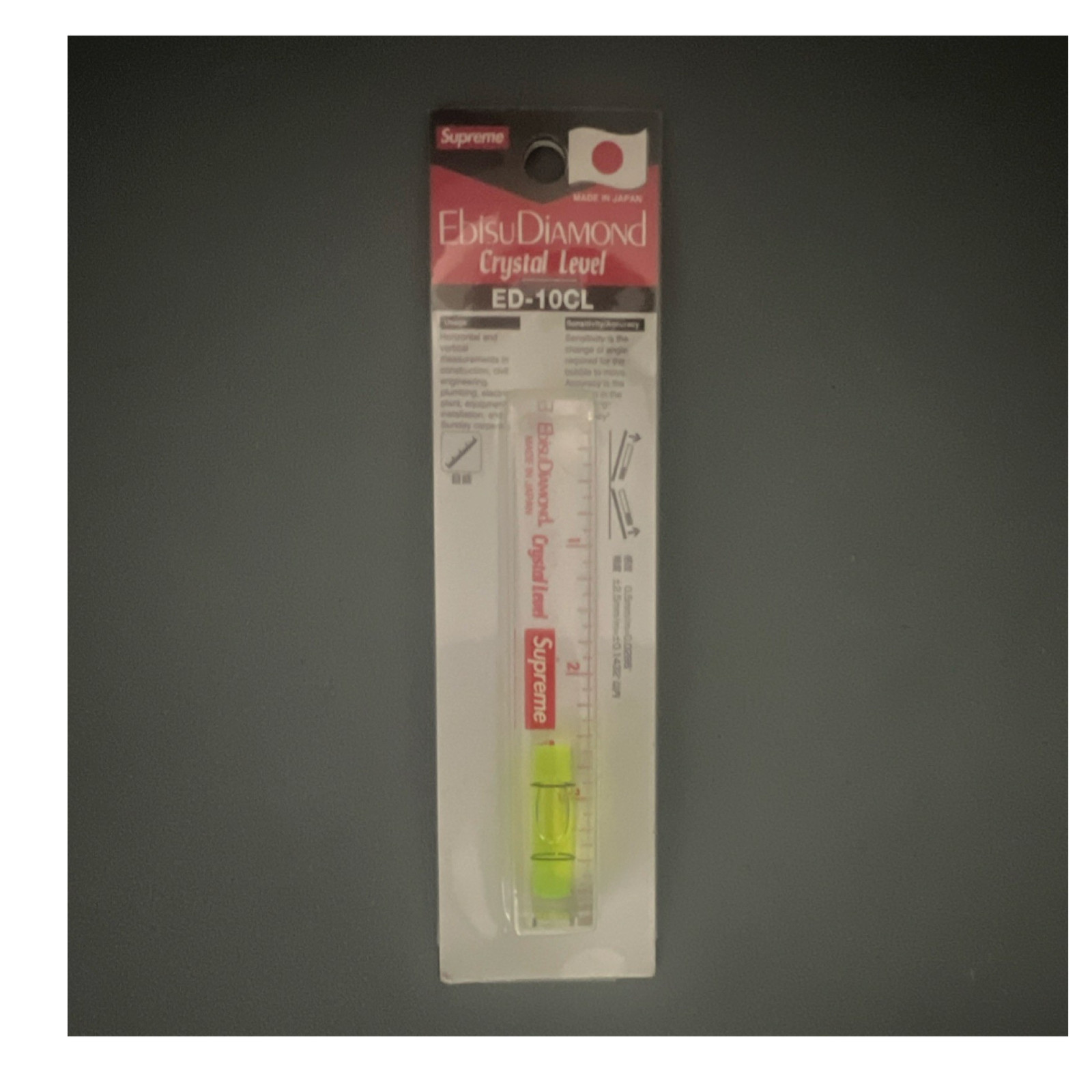Supreme Ebisu Diamond Crystal Bubble Level ED-10CL Contemporary Original