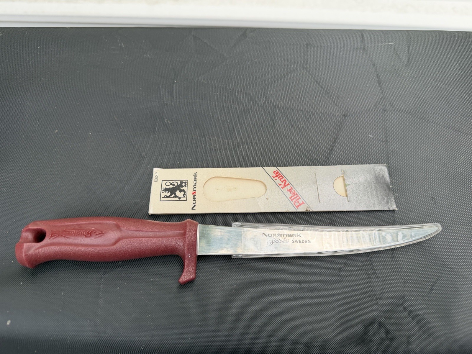 Vintage NOS Fillet Knife Normark Stainless Steel 6” Blade Made In Sweden