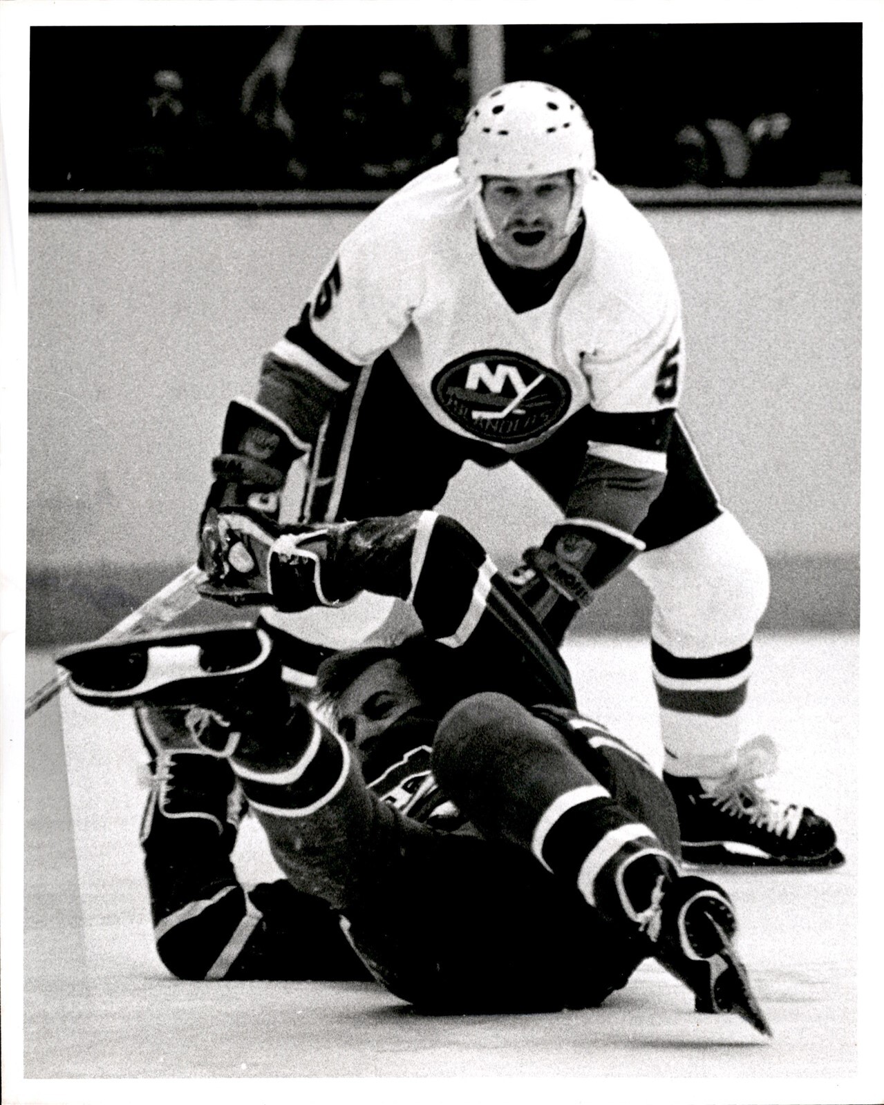CGE7 Original Howard Zryb Photo DENNIS POTVIN CANADIENS - ISLANDERS GUY LAFLEUR