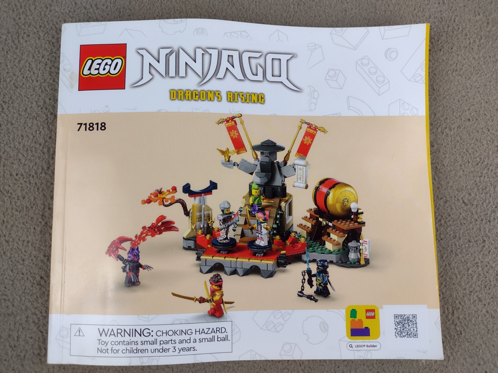 LEGO 71818 NINJAGO Dragons Rising (Manual Only)