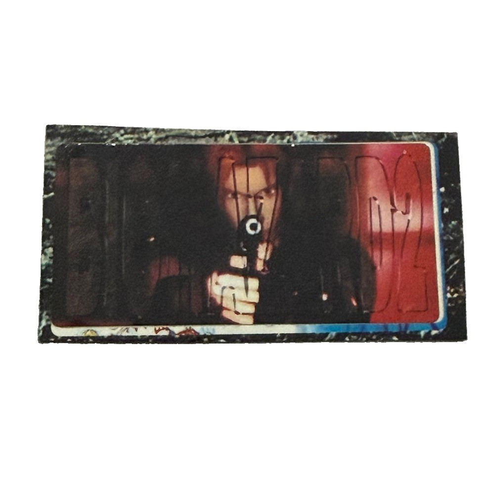 Sony PS1 Biohazard Resident Evil 2 Leon Kennedy Memory Card Sticker Mag Promo
