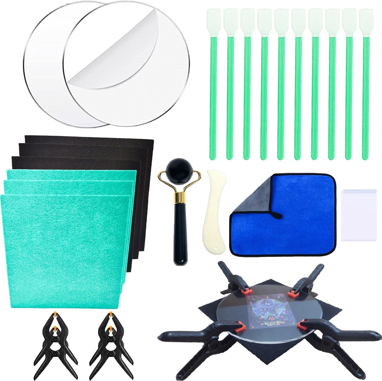28 PCS Trading Card Cleaning Kit Sports Card Care Cleaning Kit Care Accessory