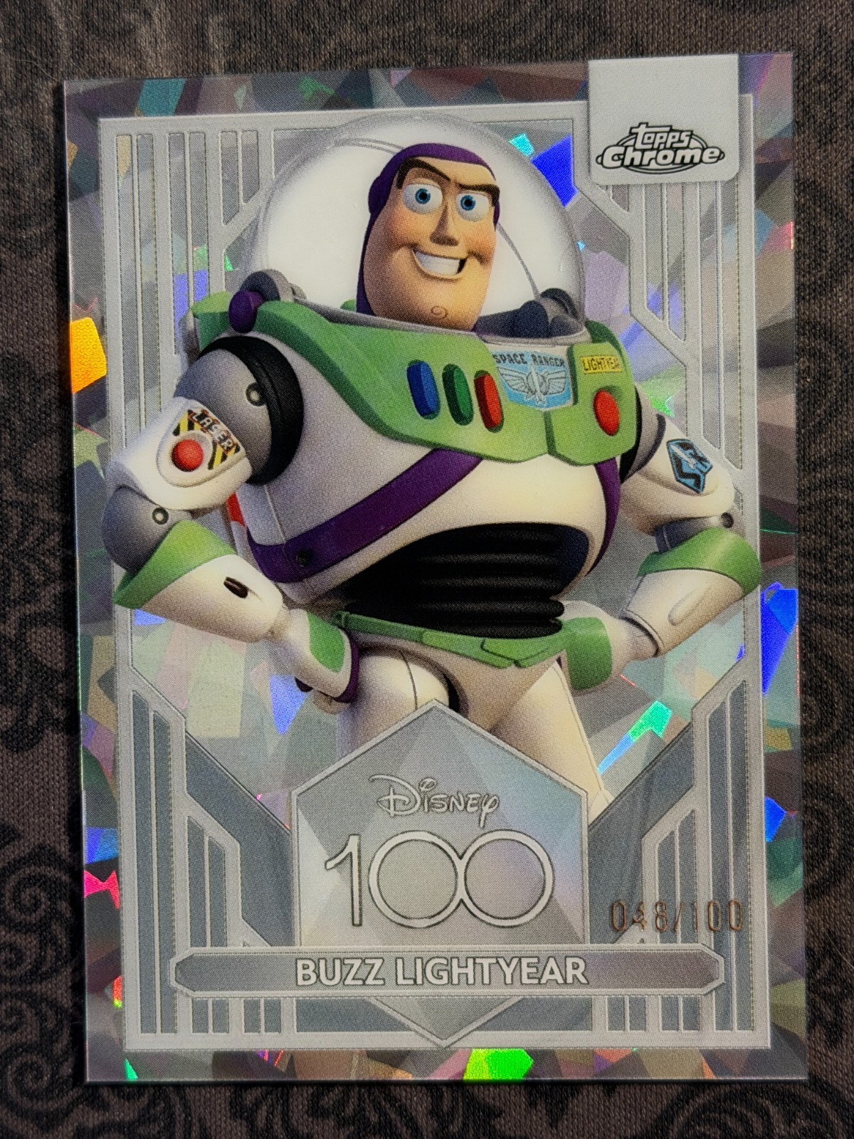2023 TOPPS CHROME DISNEY 100 BUZZ LIGHTYEAR DIAMOND REFRACTOR SSP/100 INVEST